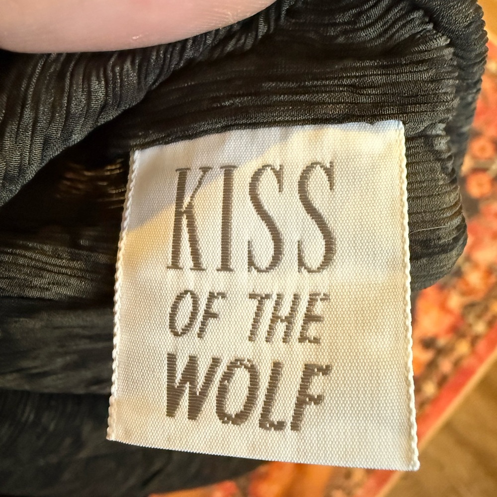 Kiss of the Wolf Womens Vintage Hand Painted Dress Set, one size, Dk Green & Blk - Picture 9 of 9